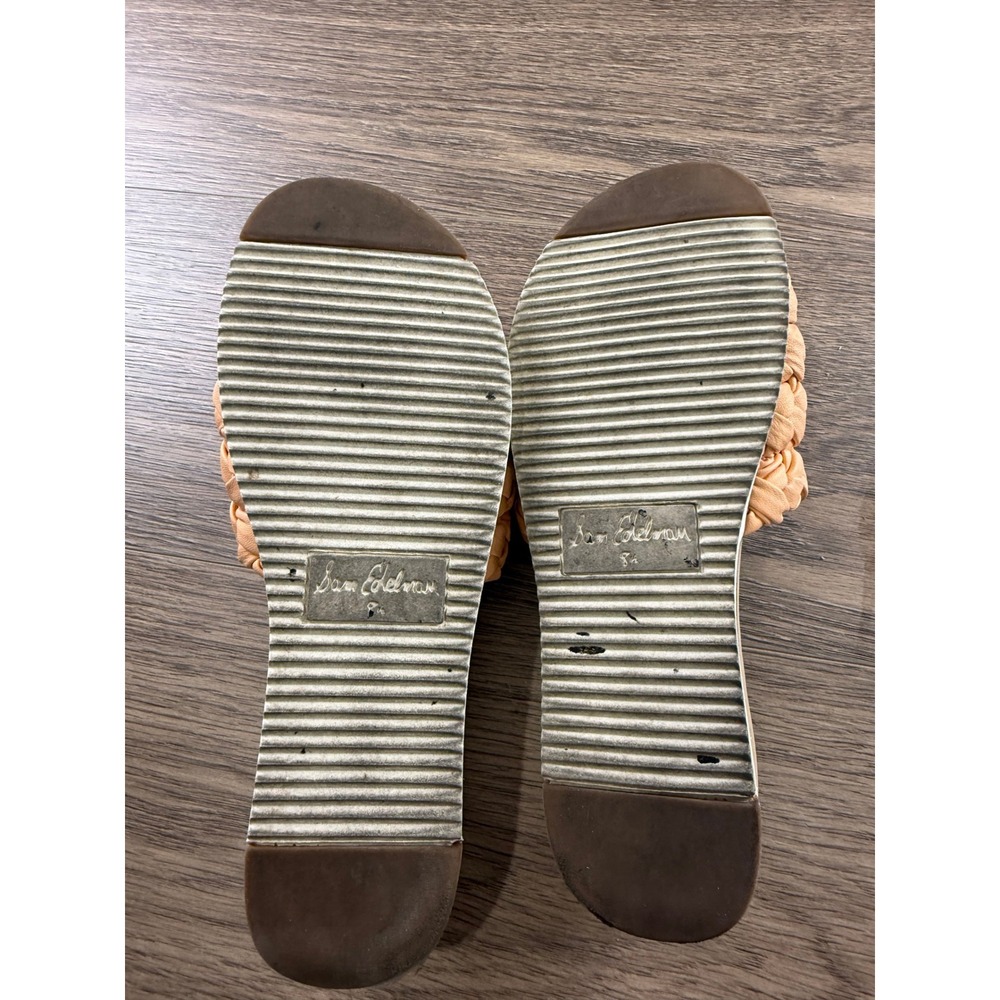 Sam Edelman Peach Braided Slide Sandal - Picture 6 of 13